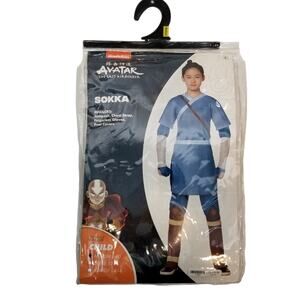 Avatar The Last Airbender Sokka Child Youth Kids Halloween Costume Size M 8-10